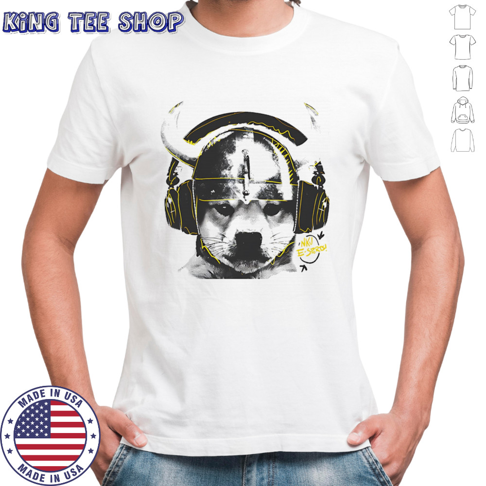 NKU Esports Dog Wearing helmet shirt