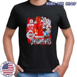 Ohio State Buckeyes #20 James Peoples Highlight shirt
