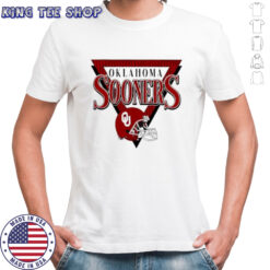 Oklahoma Sooners helmet triangle shirt