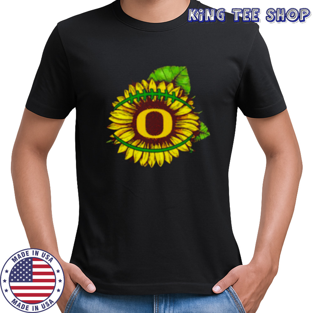 Oregon Ducks sunflower football shirt