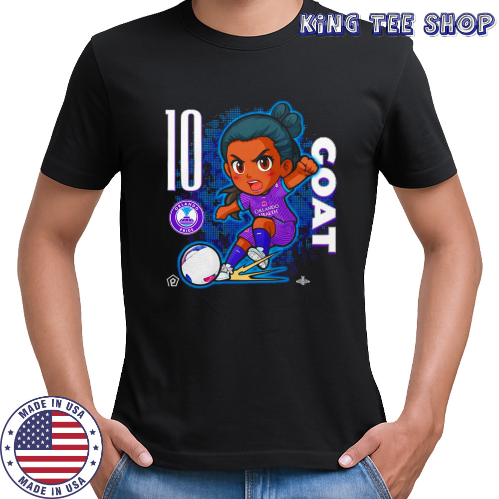 Orlando Pride Marta GOAT chibi cartoon shirt