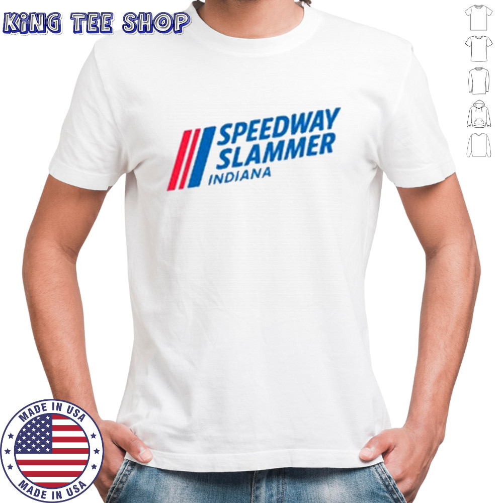 Patriotic Speedway Slammer Indiana T-Shirt