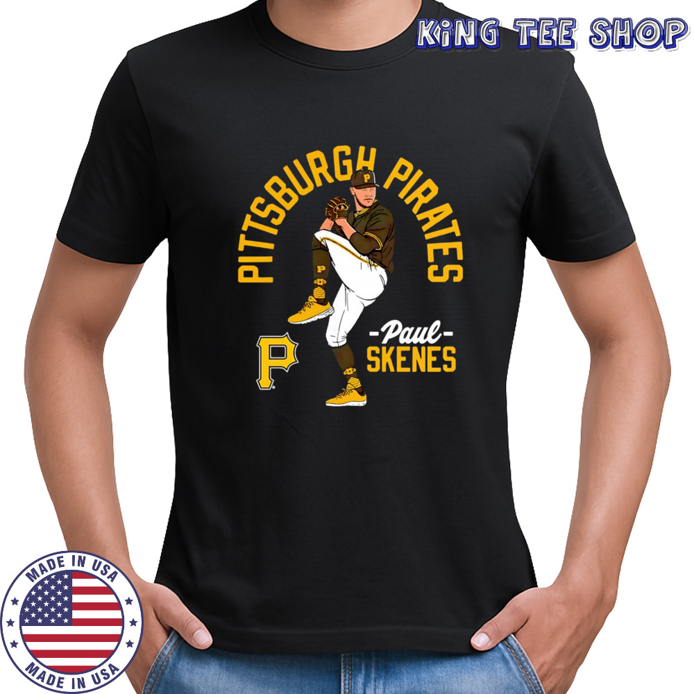 Paul Skenes Pittsburgh Pirates pitch graphic shirt