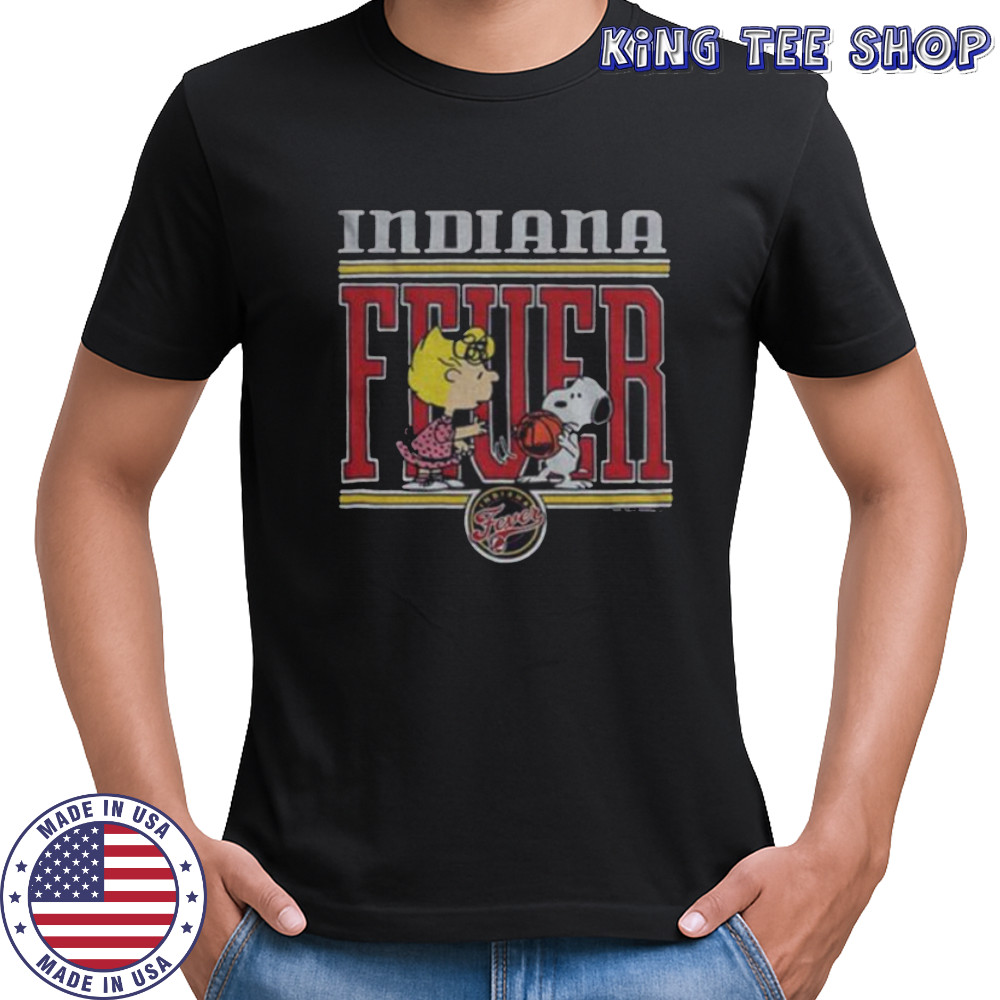 Peanuts Sally Snoopy Indiana Fever WNBA Basketball shirt
