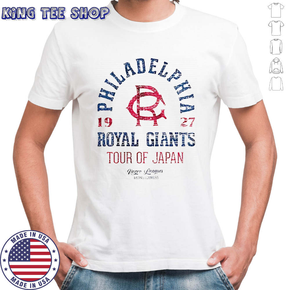 Philadelphia Royal Giants Tour Of Japan 1927 shirt