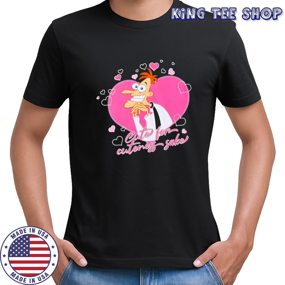 Phineas and Ferb Doofenshmirtz heart shirt
