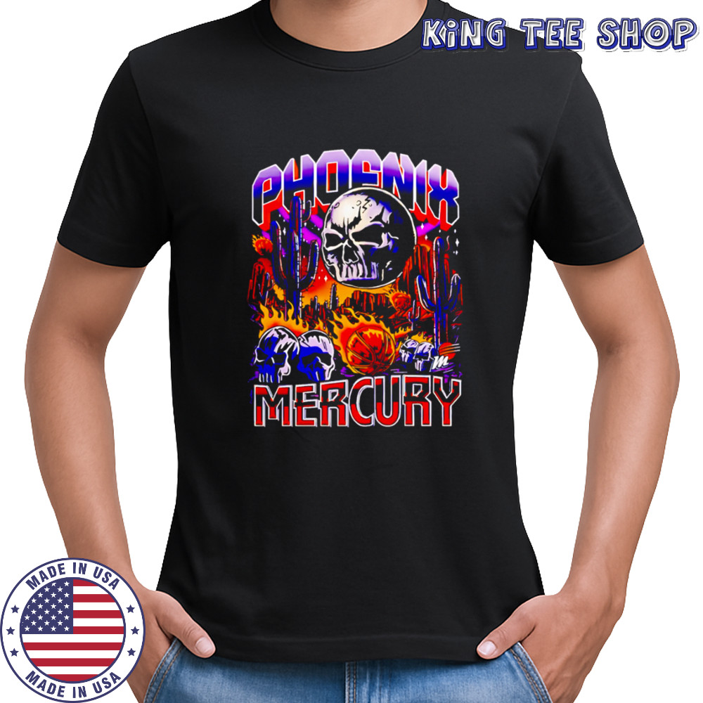 Phoenix Suns Mercury cactus sunset shirt