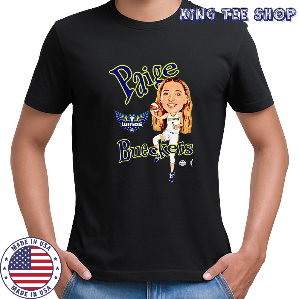 Playa Society Paige Bueckers Dallas Wings sketch shirt