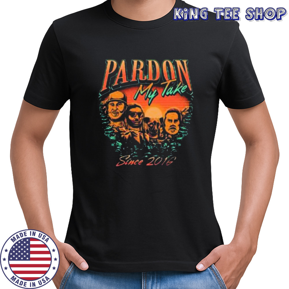 PMT Mount Rushmore Pardon My Take T Shirts
