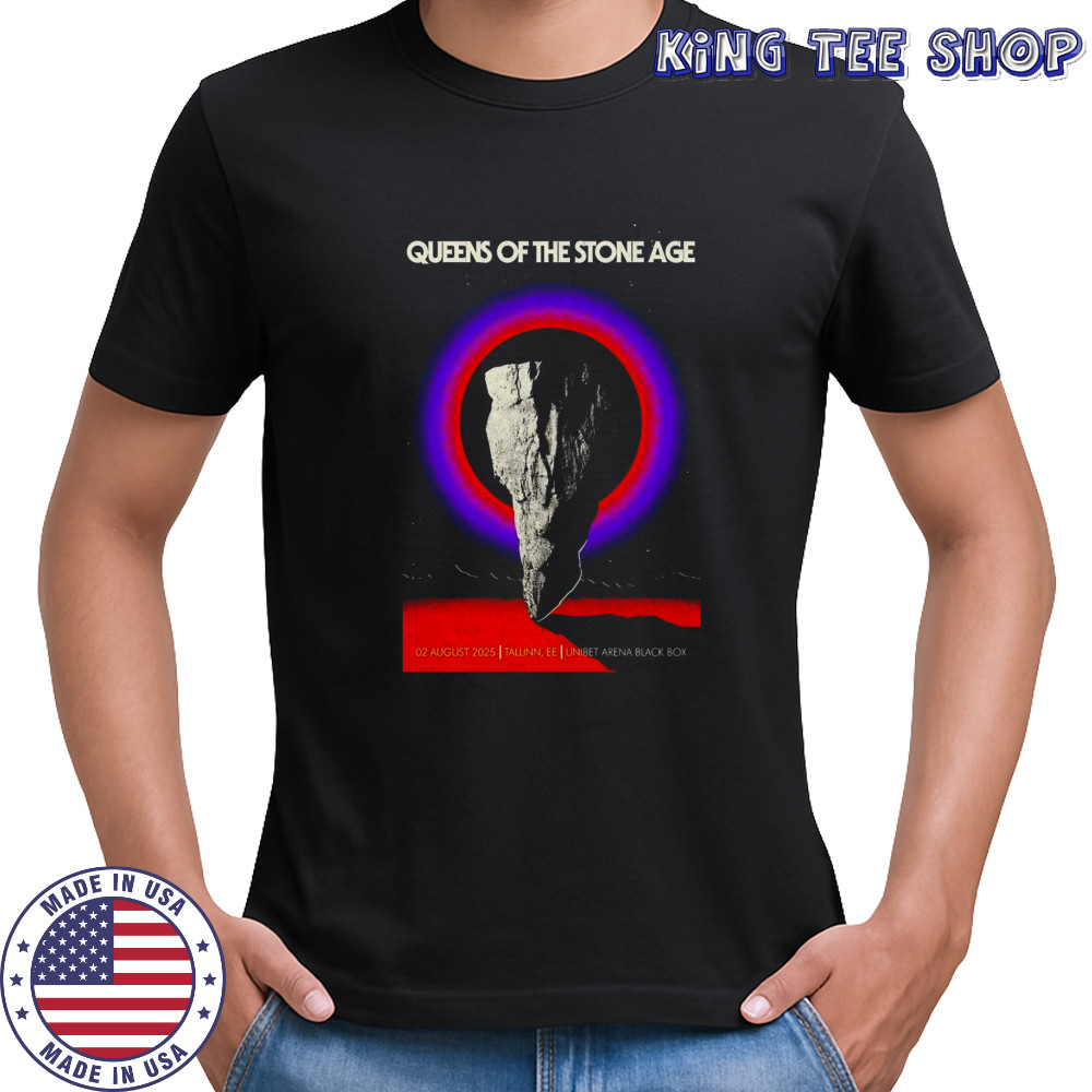 Queens Of The Stone Age Unibet Arena Black Box in Tallinn EE Aug 2 2025 Poster T-Shirt