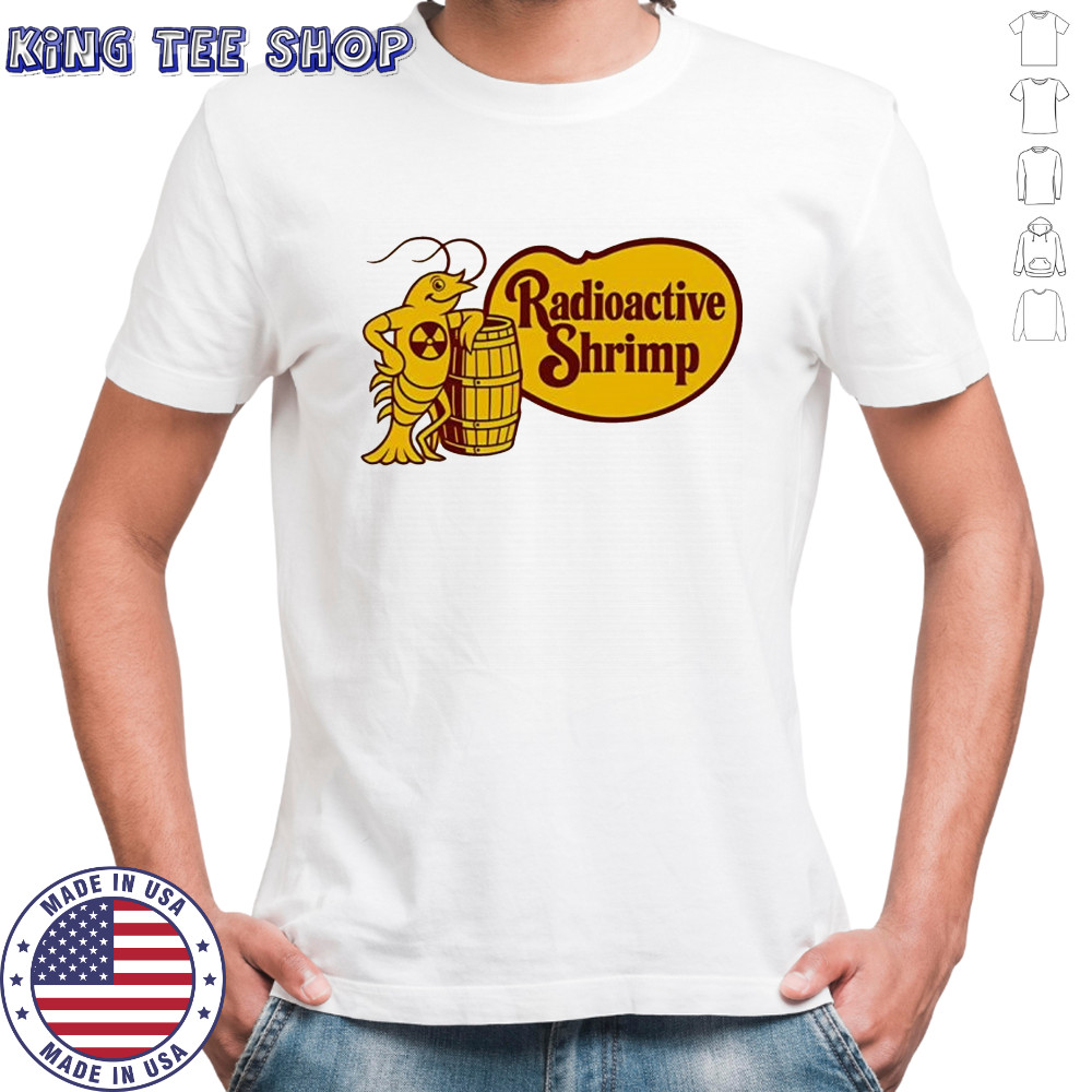 Radioactive Shrimp logo shirt