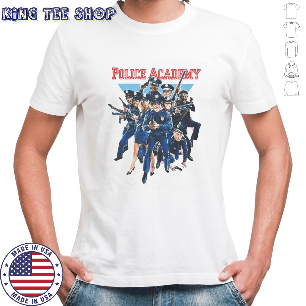 Retro police academy 80s shirt