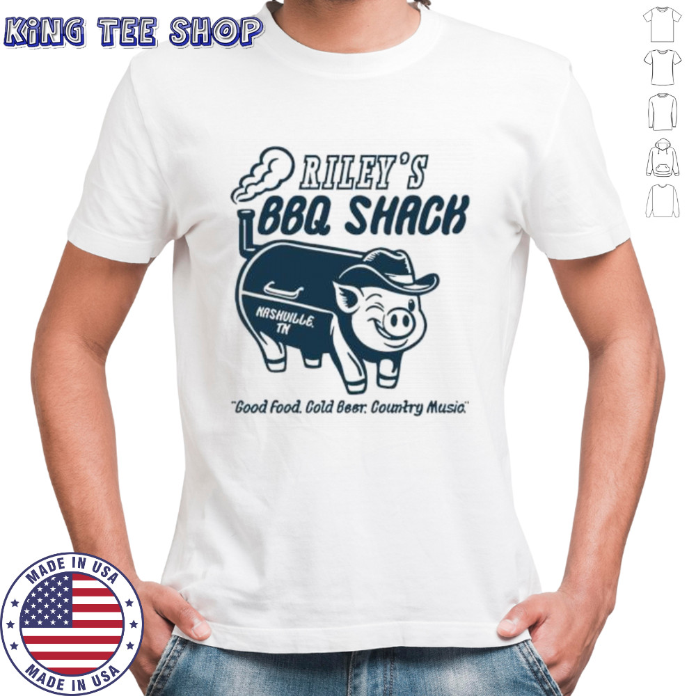Riley Green BBQ Shack Pig shirt
