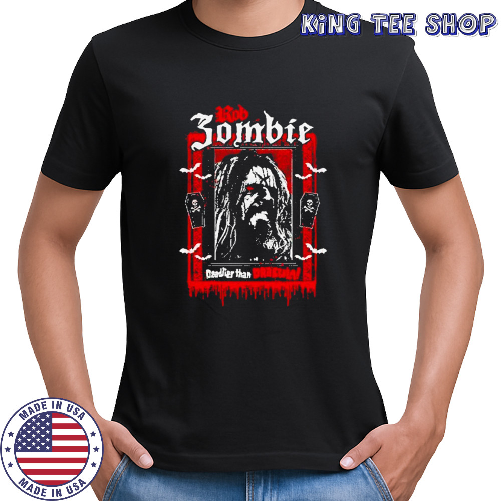 Rob Zombie Deadlier Than Dracula T-Shirt
