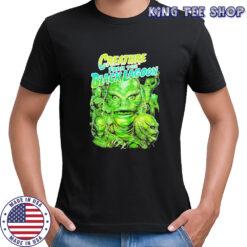 Rock Rebel Universal monsters creature from the black lagoon collage shirt