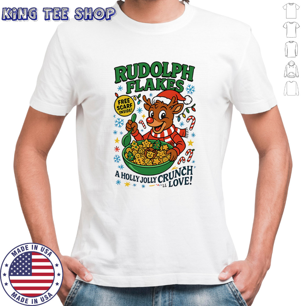 Rudolph Flakes Christmas shirt