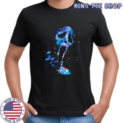 Scream twinkle retro street style Halloween character shirt