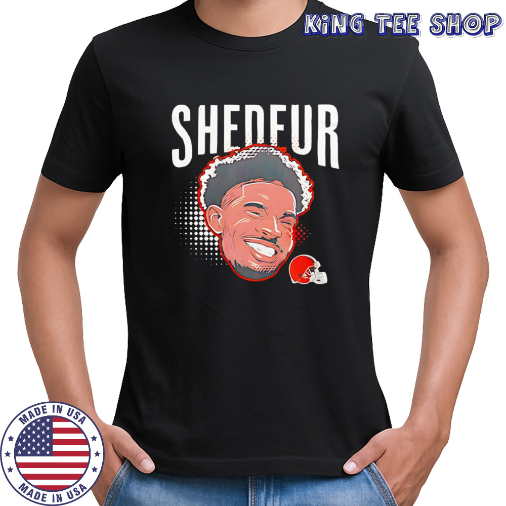 Shedeur Sanders Brown Cleveland Browns graphic shirt