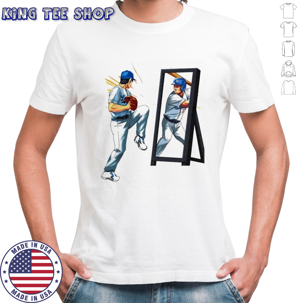 Shohei Ohtani Los Angeles Dodgers welcome baseball pose shirt