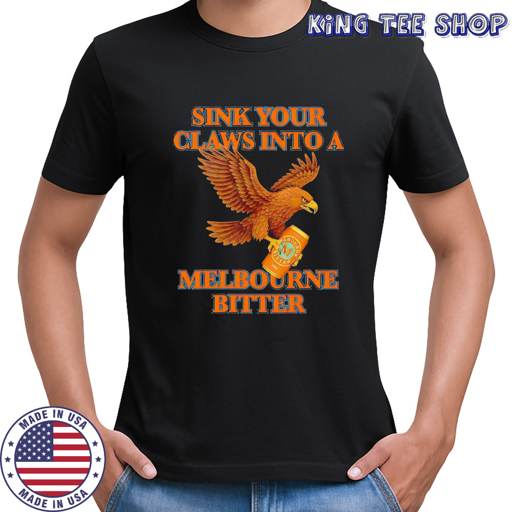 Sink your claws into a Melbourne bitter shirt