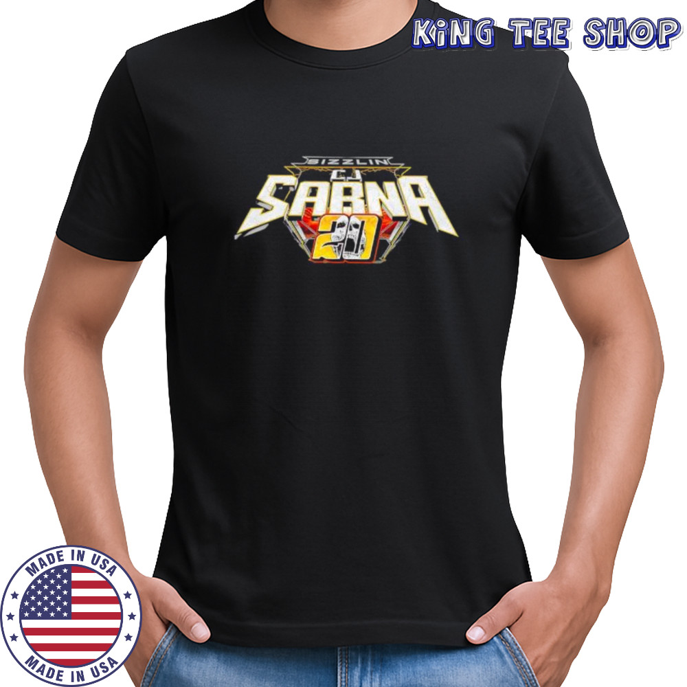 Sizzlin’ Cj Sarna 20 logo shirt