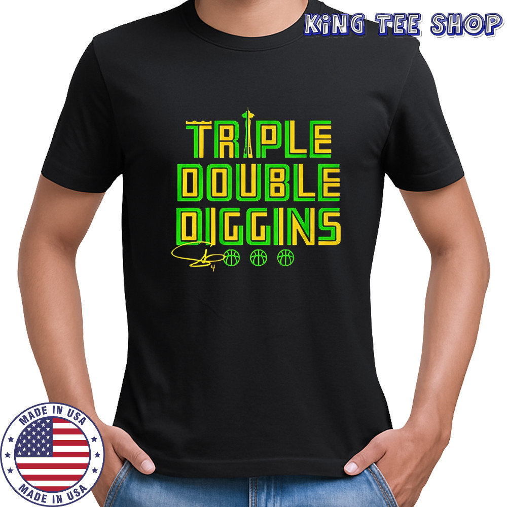 Skylar Diggins Triple Double Diggins Seattle shirt