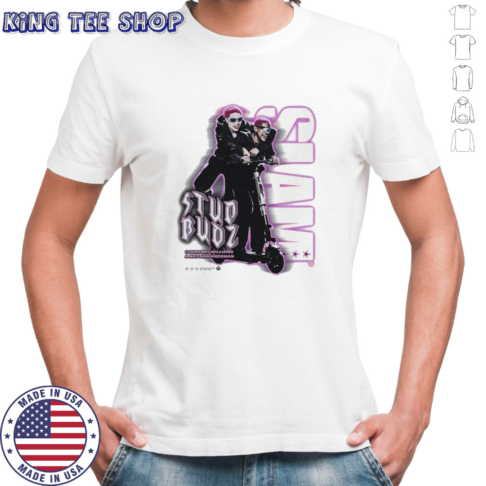 SLAM Courtney Williams & Natisha Hiedeman Minnesota Lynx studbudz remix shirt