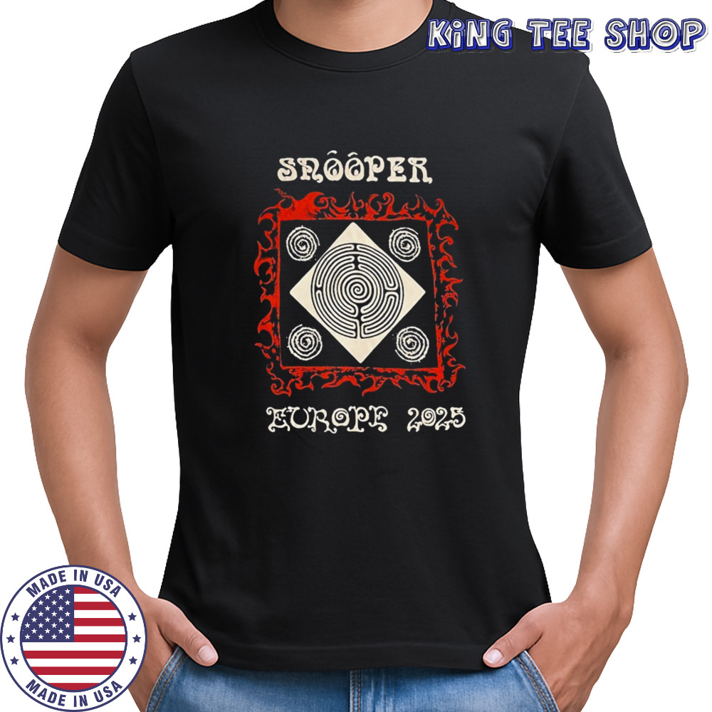 Snooper Europe 2025 Tour T-shirt