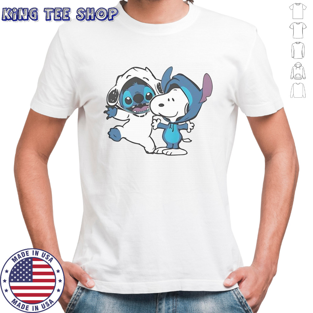 Snoopy And Stitch T-Shirt