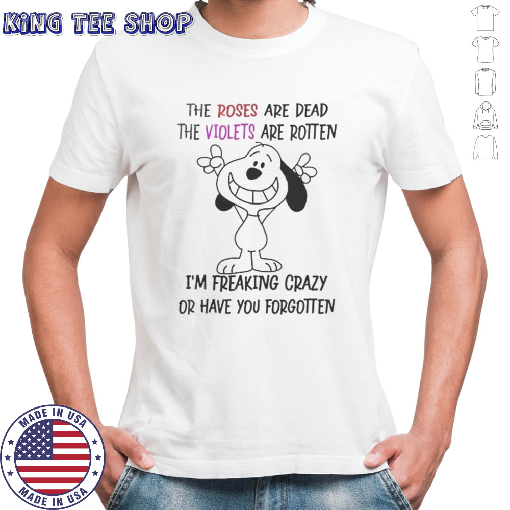 Snoopy I See What The Problem Is Here I’m Talking In English And You’re Listening In Stupidity T-Shirt