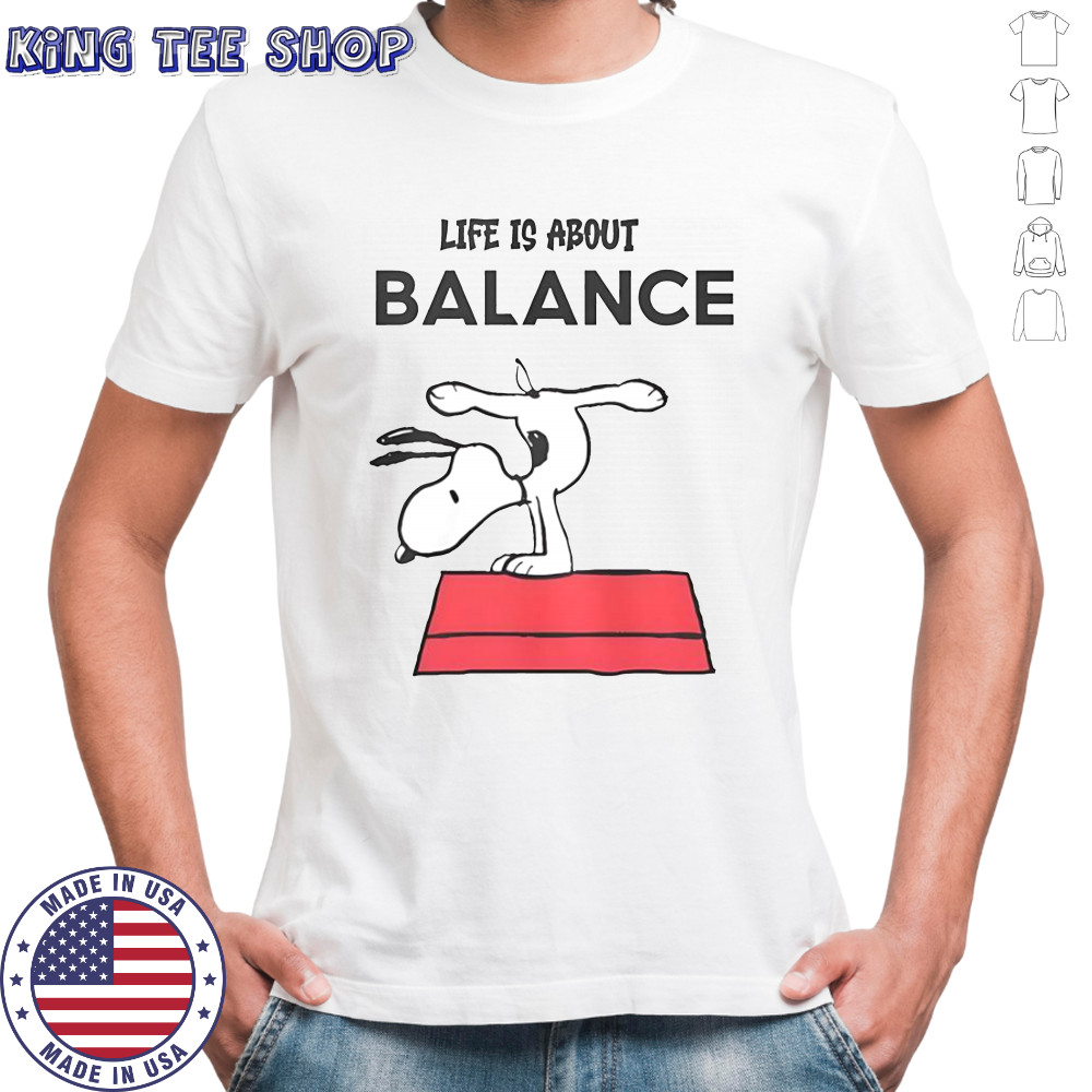 Snoopy Life Is About Balance T-Shirt