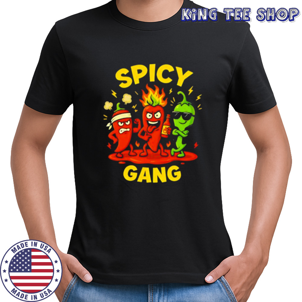 Spicy Gang Squad chili shirt