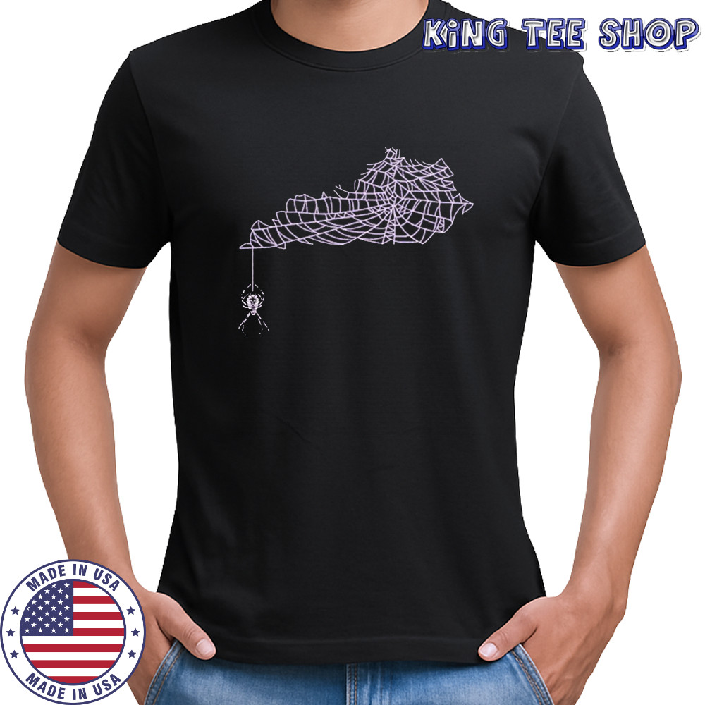 Spider Web Kentucky Shape T-shirt