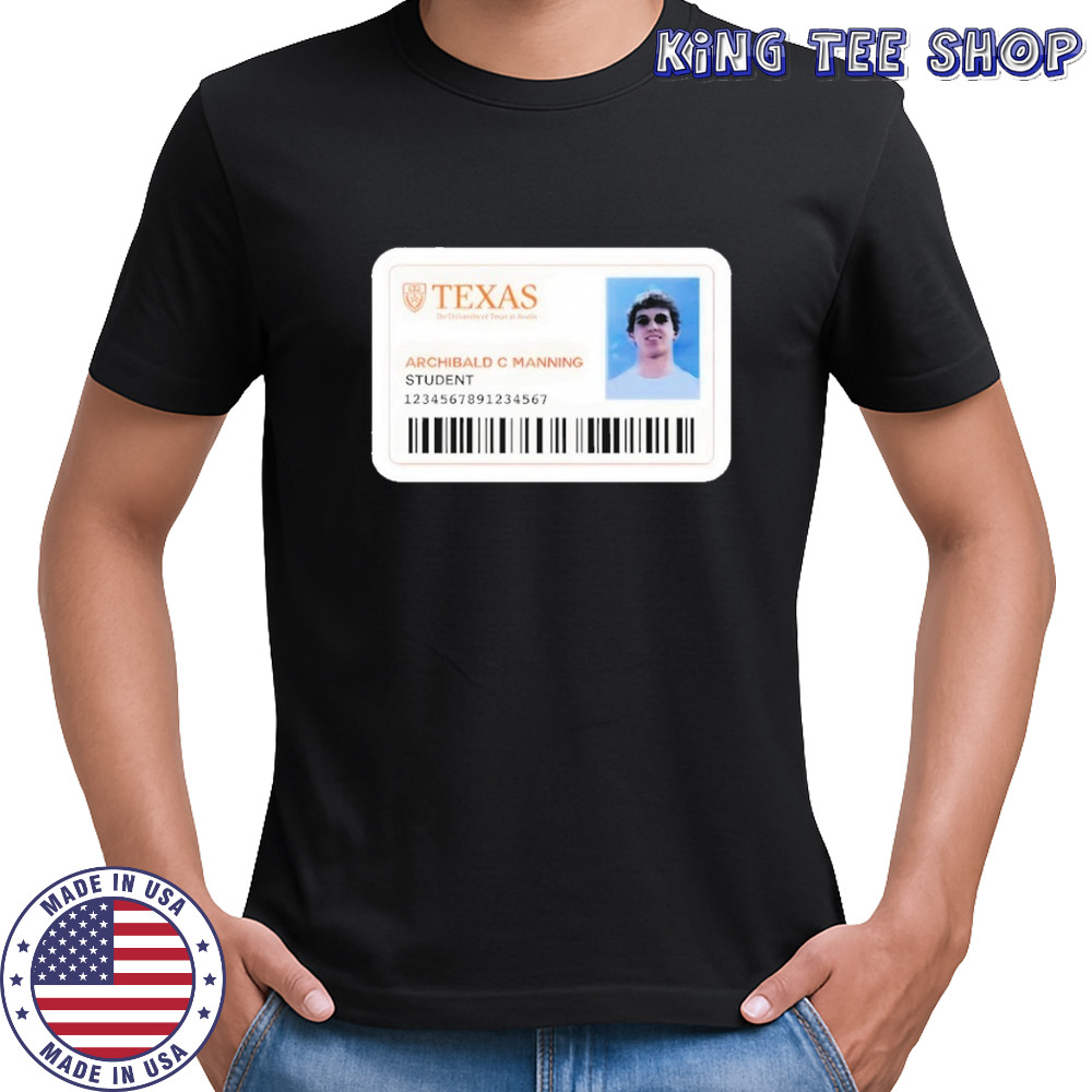 Texas Archibald C Manning Student Shirt