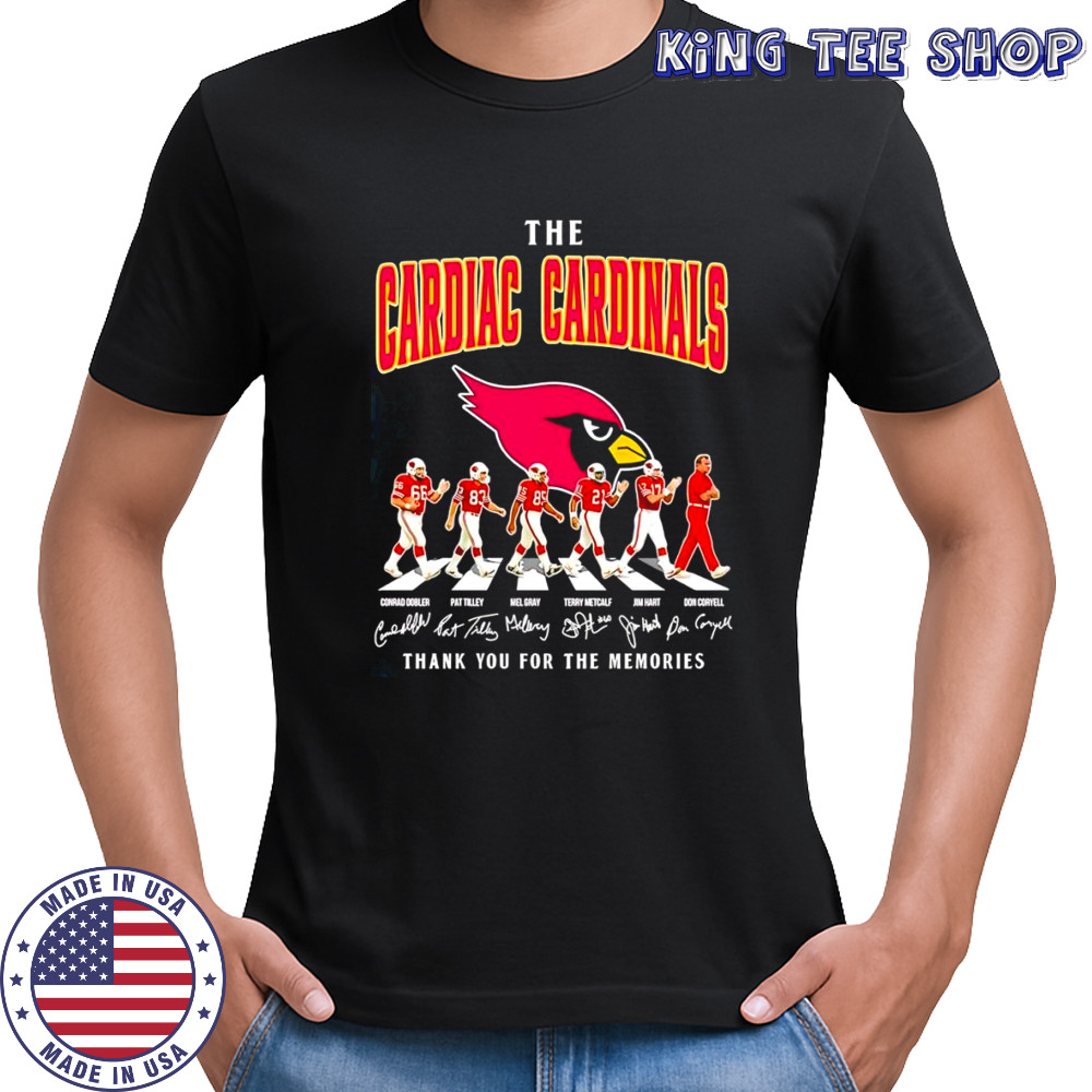 The Cardiac Cardinals Abbey Road thank you for the memories shirt