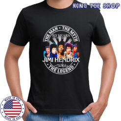 The man the myth the Legend 83 years 1942 2025 Jimi Hendrix shirt