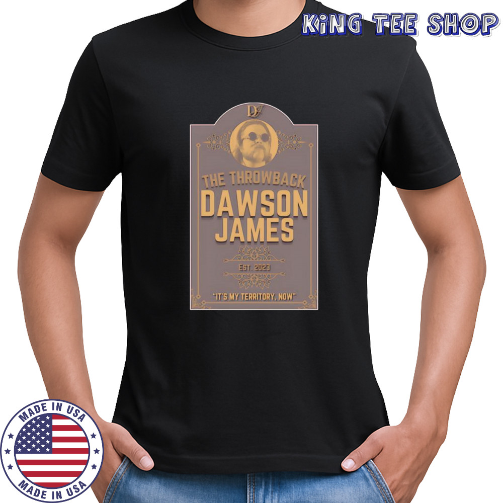 The throwback Dawson James shirt
