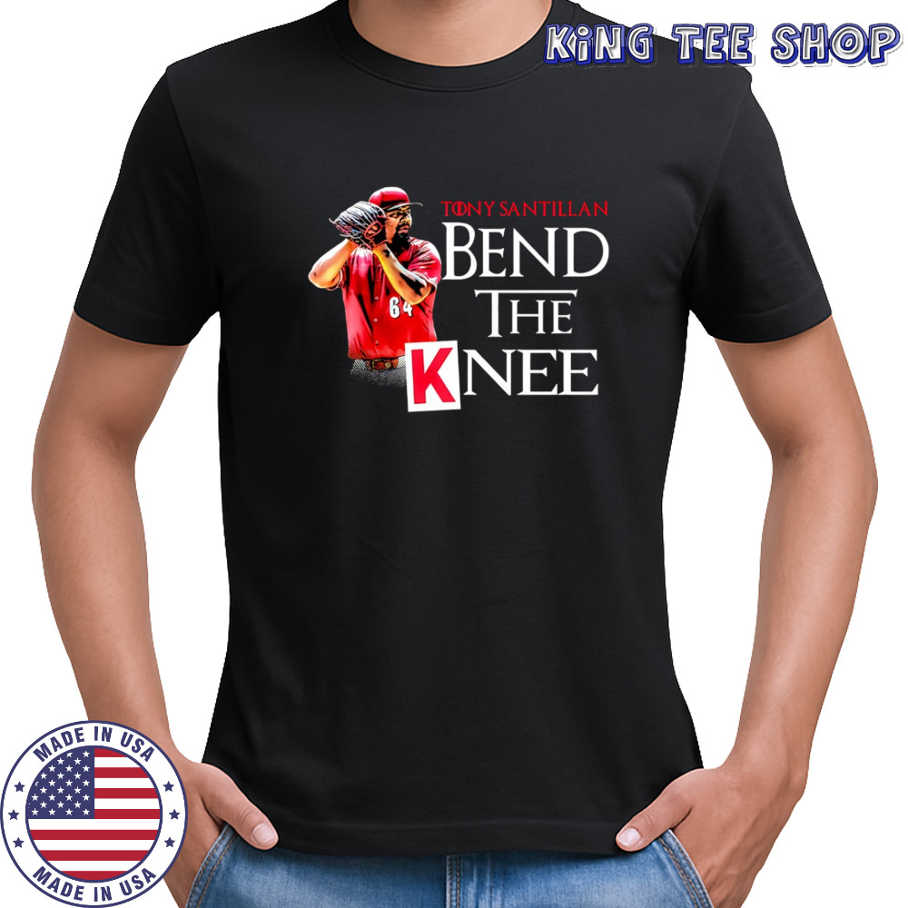 Tony Santillan Bend the Knee Cincinnati Reds MLB shirt