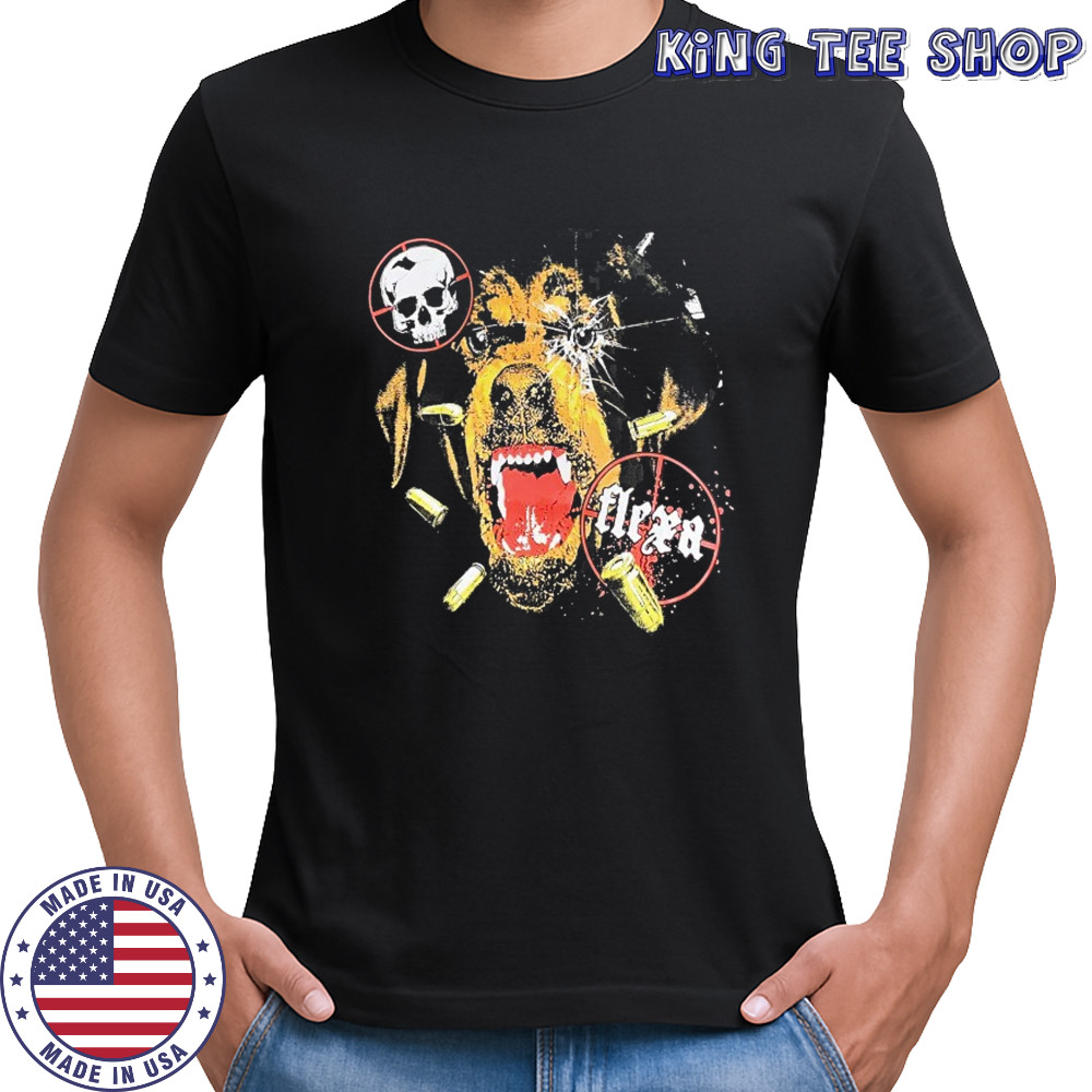 Top Flexana Angry Dog T-shirt