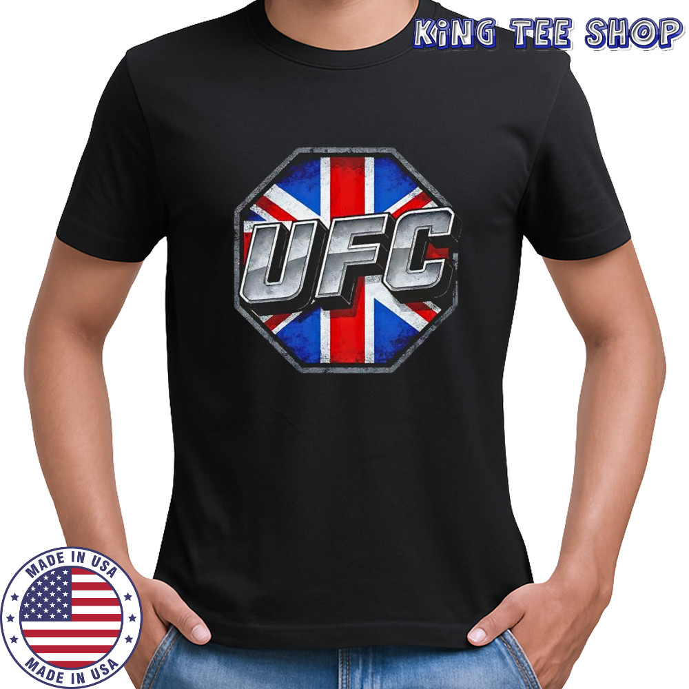 UFC 3D Bold UK flag vintage shirt