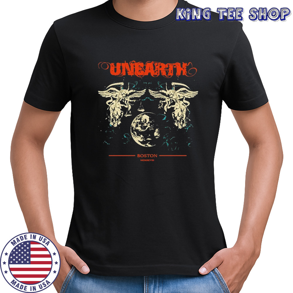 Unearth Boston Spring Tour 2025 Dates T-Shirt