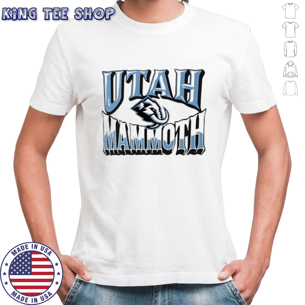 Utah Mammoth logo style trend shirt