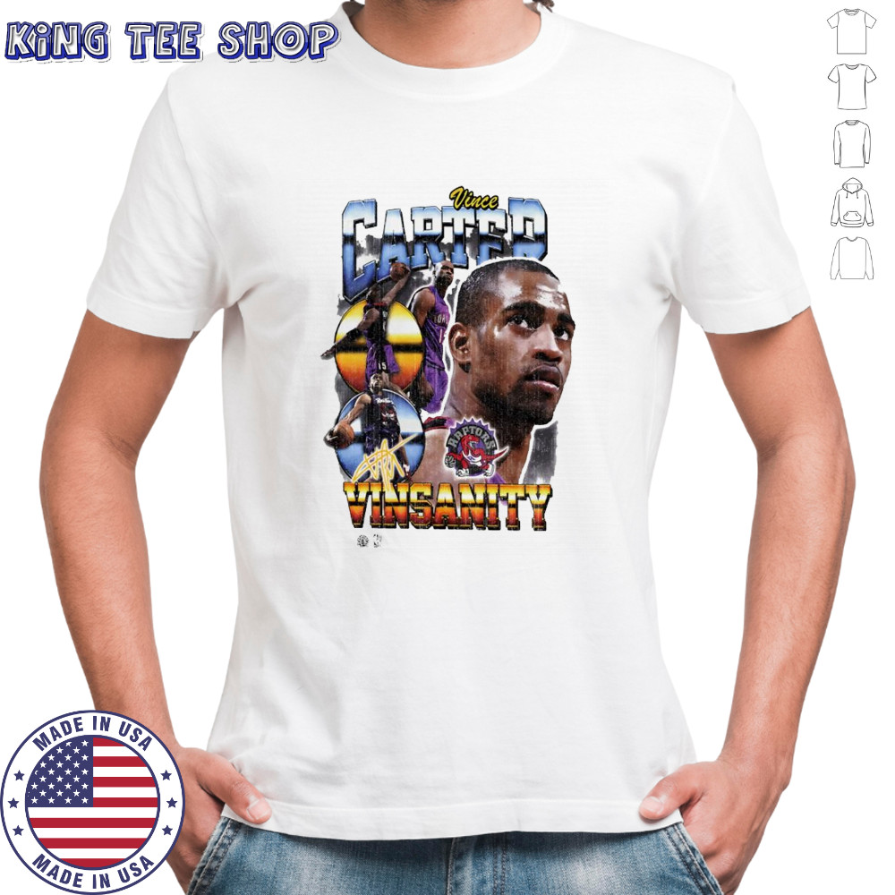 Vince Carter Toronto Raptors NBA signature retro shirt
