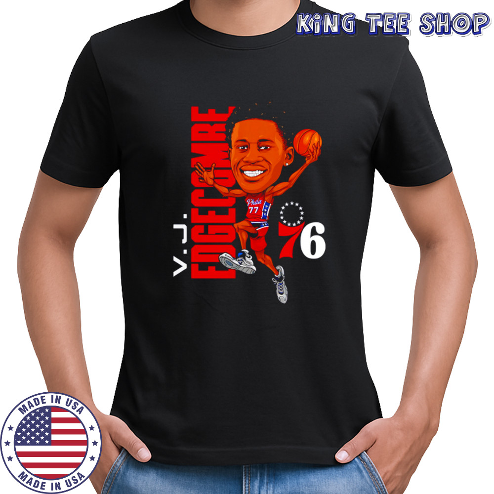 VJ Edgecombe Philadelphia 76ers Caricature cartoon shirt