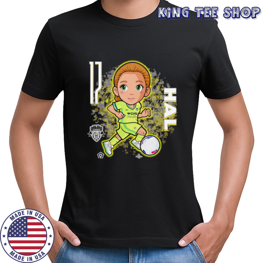 Washington Spirit Hal Hershfelt chibi cartoon shirt
