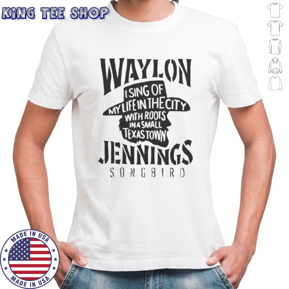 Waylon Jennings Songbird Cowboy T-Shirt