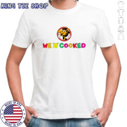 We r cooked cartoon logo shirt