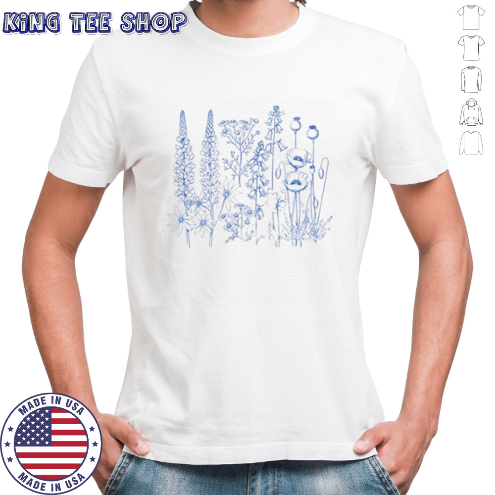 Wildflower bouquet retro shirt