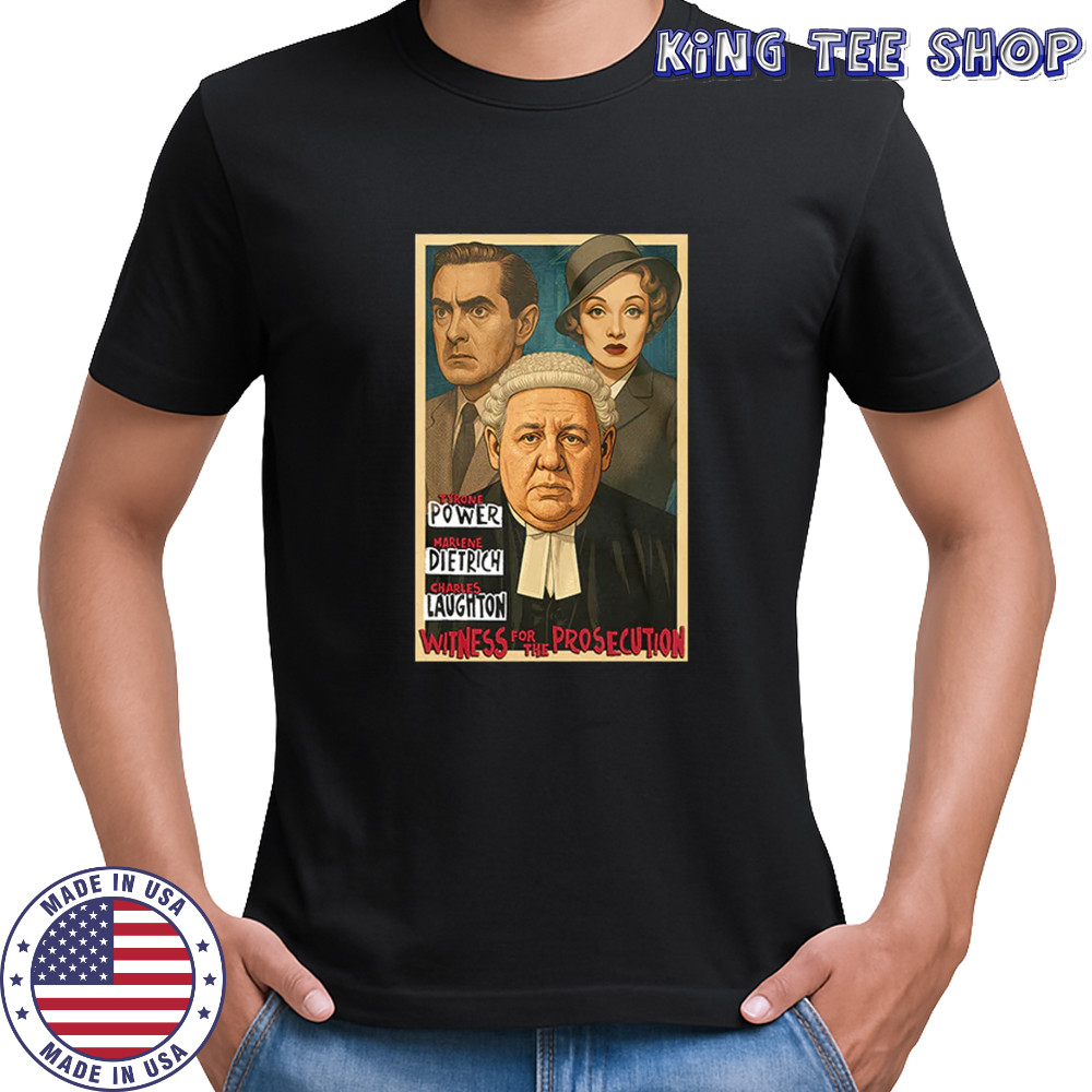 Witness for the prosecution poster shirt