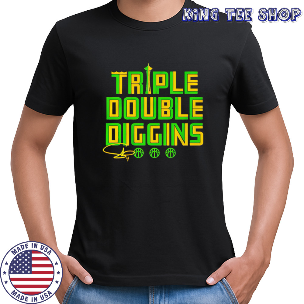 WNBA Seattle Storm Skylar Diggins Triple Double Diggins signature shirt